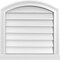 Ekena Millwork Arch Top Surface Mount PVC Gable Vent: Functional, w/ 2"W x 2"P Brickmould Sill Frame, 22"W x 22"H GVPAR22X2203SF - alternate 1